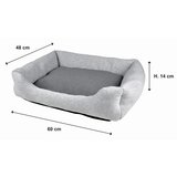 Love Story Svijetlo sivi krevet za pse 60x48 cm Graphene – | shoptok.hr