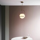 Endon 90844 - Luster na šipci ONTARIO 1xE27/10W/230V mesing | Eponuda.com