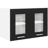 vidaXL Viseča omarica s polico Riga Črna Orehovina 60 x 31 x 40 cm | Shoptok.si