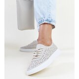 Gemre Beige openwork sneakers Manoek | Shoptok.si