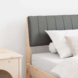 vidaXL tapecirani uzglavlje tamno siva 90 cm čvrsto borovo drvo | shoptok.hr