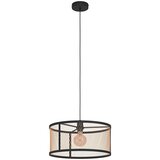 Eglo visilica Dellow 43604, 1x E27, Ø45 cm, crna/mesing | shoptok.hr