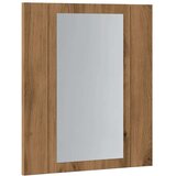 vidaXL LED kopalniška omarica z ogledalom artisan hrast 40x12x45 cm | Shoptok.si