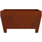  Kamin Smeđa 80 x 80 x 43 cm Čelik otporan na vremenske uvjete | shoptok.hr