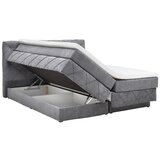 Premium Living Postelja Boxspring Cordoba, Siva, 180x200 | Shoptok.si