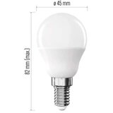 Emos zl1f23 Led sijalica basic mini globe 5,5w(40w) 470lm e14 nw ( 3540 ) Cene