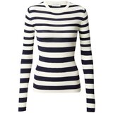 Tiger of Sweden Pulover 'OVIE' vijolično modra / off-bela | Shoptok.si