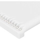  Uzglavlje s ušima bijelo 83 x 23 x 118/128 cm od umjetne kože | shoptok.hr