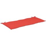  Blazina za vrtno klop rdeča 120x50x4 cm oxford tkanina, (20655597) | Shoptok.si