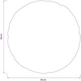  Presvlaka za jastuk 6 kom. HEERLEN Zelena Ø 60 cm | shoptok.hr