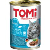 Tomi Vlažna hrana za mačke u konzervi, Losos, 400 g Cene