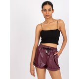 RUE PARIS Shorts-CHA-SN-1230.20-burgundy | Shoptok.si
