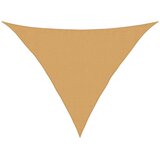  Jedro za zaštitu od sunca 160 g/m² Trokutasto pijesak 3,5x3,5x4,9 m HDPE | Eponuda.com