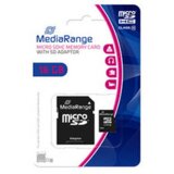 Mediarange MEMORIJSKE KARTICE MICRO SDHC/16GB CLASS 10/+SD ADAPTER MR958 memorijska kartica Cene