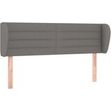  Vzglavje z ušesi temno sivo 147x23x78/88 cm blago, (20793690) | Shoptok.si