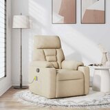  Masažni naslanjač krem blago | Shoptok.si