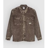 Element Relax Printed Cord Shirt stone gray Cene