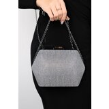 LuviShoes CUARTO Platinum Silvery Women's Hand Bag Cene