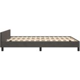  Posteljni okvir z vzglavjem temno siv 140x200 cm žamet, (20788306) | Shoptok.si