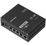 Teltonika Usmerjevalnik brezžični RUTC50 WiFi6 802.11ax AX1800 1800Mbit/s 4G 5G 4xLAN+WAN 8x antena (RUTC50210000), (5000494276) Cene