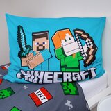 Jerry Fabrics Enojna bombažna otroška posteljnina 140x200 cm Minecraft "We got this" – | Shoptok.si