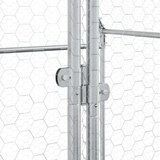  Kokošnjak srebrn 400x100x190 cm pocinkano jeklo | Shoptok.si