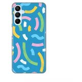 Teracell maska silikonska print za samsung A156B galaxy A15 5G happy lines blue | ePonuda.com