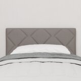 LED Uzglavlje Dizajn Dijamantskih Blokova Taupe 80 cm Tkanina | shoptok.hr