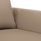  2-dijelni set sofa s jastucima boja cappuccina od umjetne kože | shoptok.hr