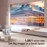 MAGCUBIC X7 projektor, 1080P 8K podrška, 800 ansi lm, android 14 | Eponuda.com