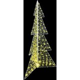 vidaXL Božično drevo med 240 LED Toplo bela 180 cm Akril | Shoptok.si