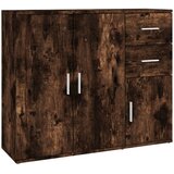  Komoda boja dimljenog hrasta 91x29,5x75cm od konstruiranog drva | Eponuda.com