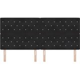  Uzglavlje Crna 200 cm Baršun | shoptok.hr