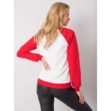 RUE PARIS Sweatshirt-DS-BL-1111.06P-white-red | Shoptok.si