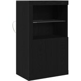  LED komoda Crni hrast 60,5 x 37 x 100 cm Konstruirano drvo | shoptok.hr