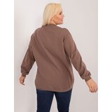 BASIC Feel Good Sweatshirt-RV-BL-6299.11-brown | Shoptok.si
