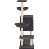  Penjalica za mačke sa stupovima za grebanje tamnosiva 117 cm | shoptok.hr