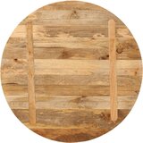 Stolna ploča Ø 70 x 2,5 cm okrugla od masivnog drva manga | Eponuda.com