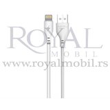  usb kabal ACK-48 lightning 2A 200cm bela Cene