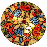 Brilagi tiffany vitražna plafonska lampa jungle 3xE27/60W/230V prečnika 40 cm | Eponuda.com