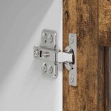 vidaXL Viseča omarica s polico Riga Dimljeni oreh 60 x 31 x 80 cm | Shoptok.si