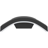  Vanjske LED zidne svjetiljke 2 kom crne od lijevanog aluminija | shoptok.hr
