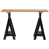 Premier Housewares Stranska mizica z borovo mizno ploščo v naravni barvi 45x130 cm Hampstead – Cene