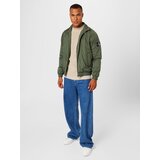 Calvin Klein Jeans Prijelazna jakna 'Harrington' maslinasta / crna / bijela | shoptok.hr