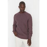 Trendyol Dried Rose Men's Hair Knitting Detailed Crew Neck Regular Fit Knitwear Sweater | ePonuda.com