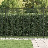  Ograde sa šiljkom Crna 200 x 200 cm Čelik s prahom premazan | shoptok.hr