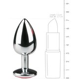 EasyToys - Anal Collection metalni analni čep-roza | shoptok.hr
