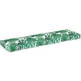  Jastučić za klupe s uzorkom lista 140x40x8 cm Oxford tkanina | shoptok.hr