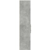 vidaXL Visoka omara betonsko siva 70x42,5x185 cm inženirski les | Shoptok.si