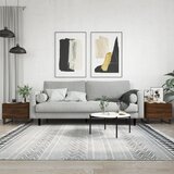 vidaXL Klubske mizice 2 kosa rjavi hrast 50x50x40 cm inženirski les Cene